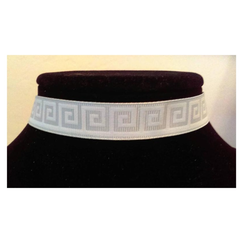 New Greek White Choker Necklace
